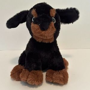 RHODE ISLAND NOVELTY plush -"Rottweiler" 9" plush dog/puppy *CUTE/CLEAN